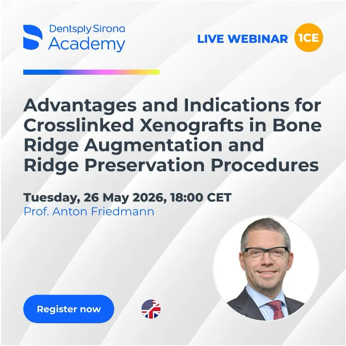 Advantages and Indications for Crosslinked Xenografts in Bone Ridge Augmentation and Ridge Preservation Procedures